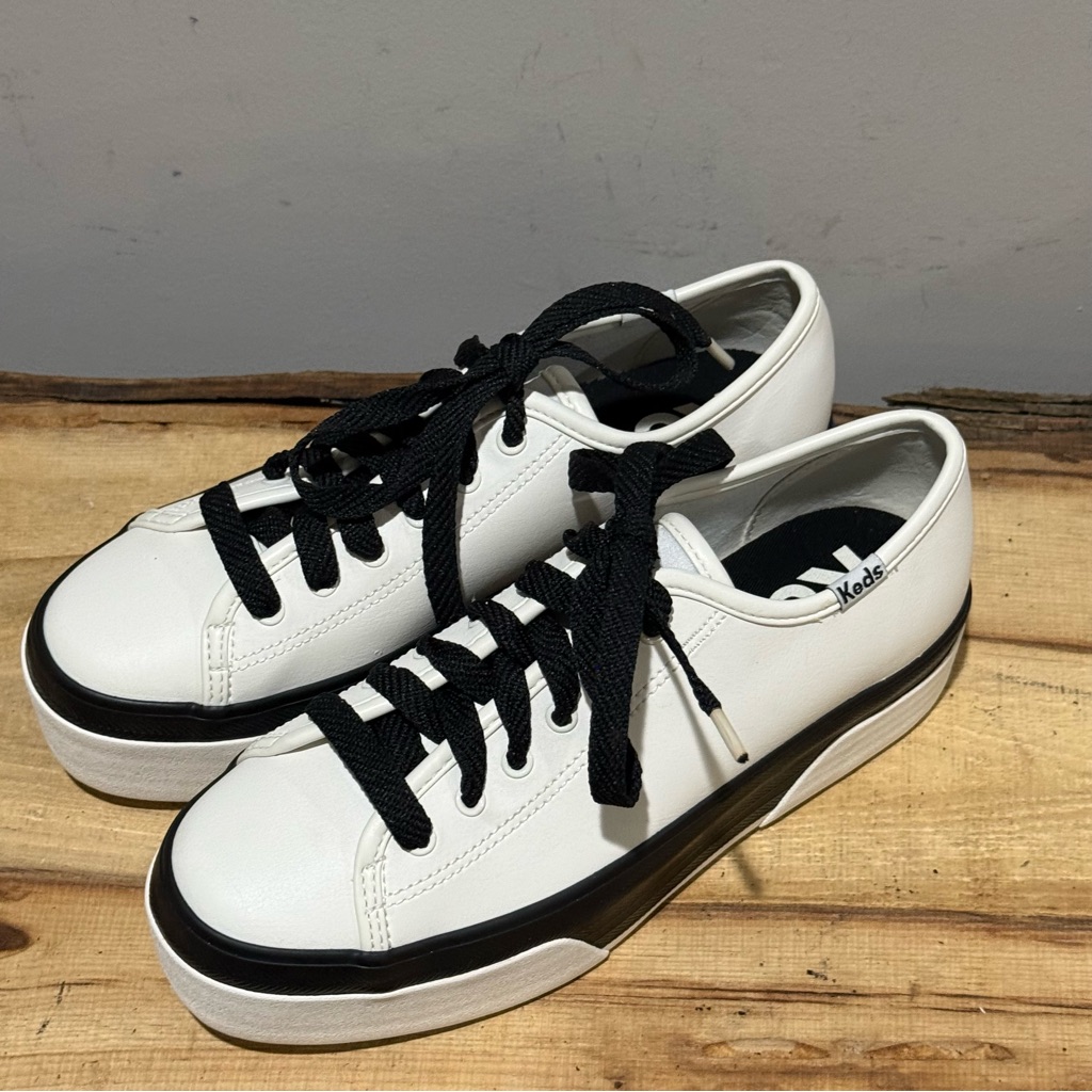 *New* Keds Triple Up Leather Bumper Fox Stripe Size 5.5 A59 — image 3 of 8